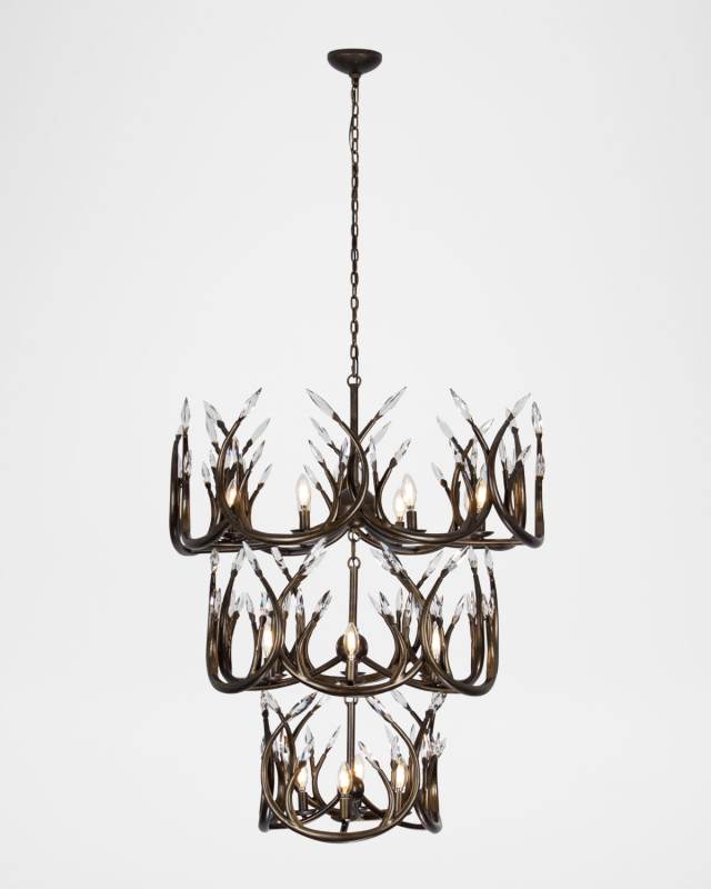 Chalet 41" 18-Light Chandelier